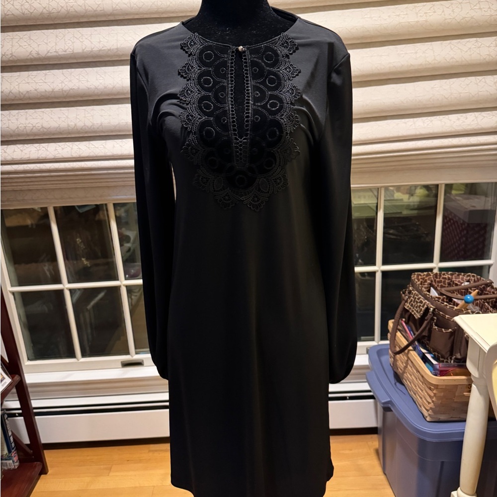 Michael Kors Black Long Sleeve Dress